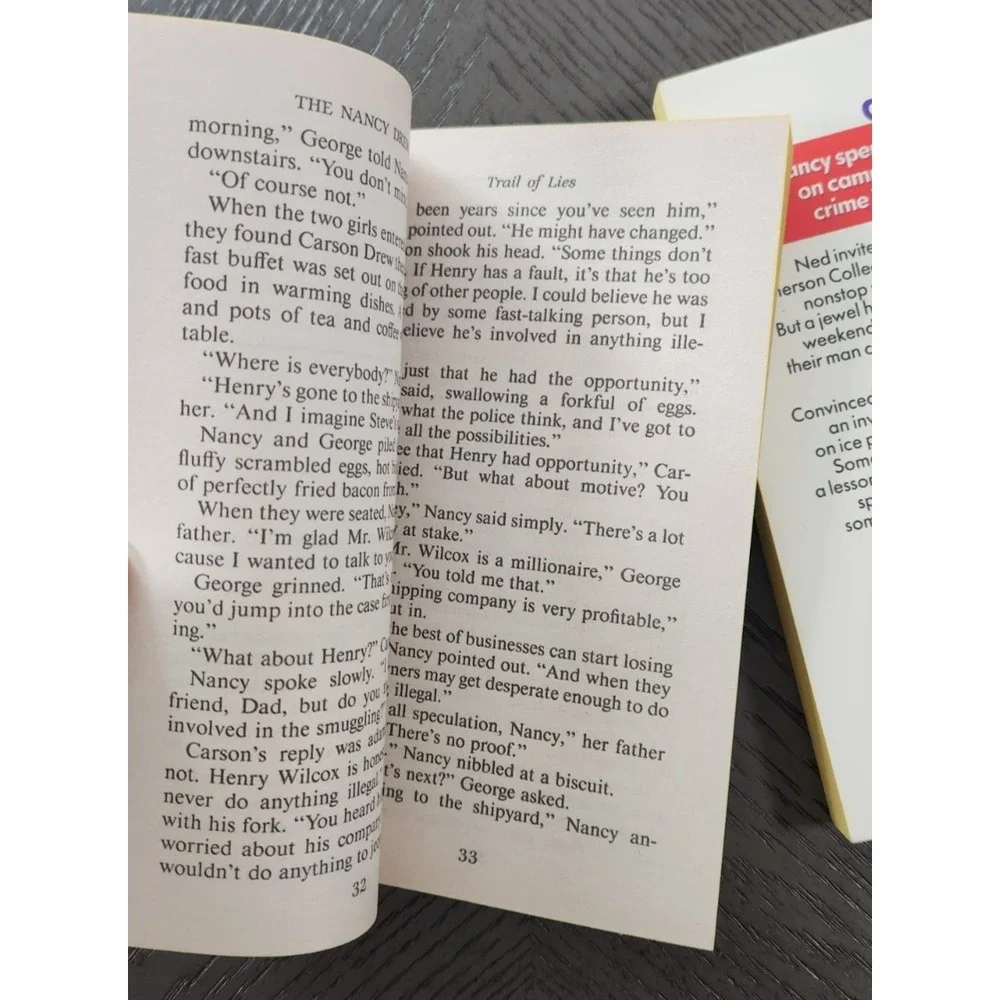Nancy Drew Files Books 51–55 Paperback Lot Mystery Series